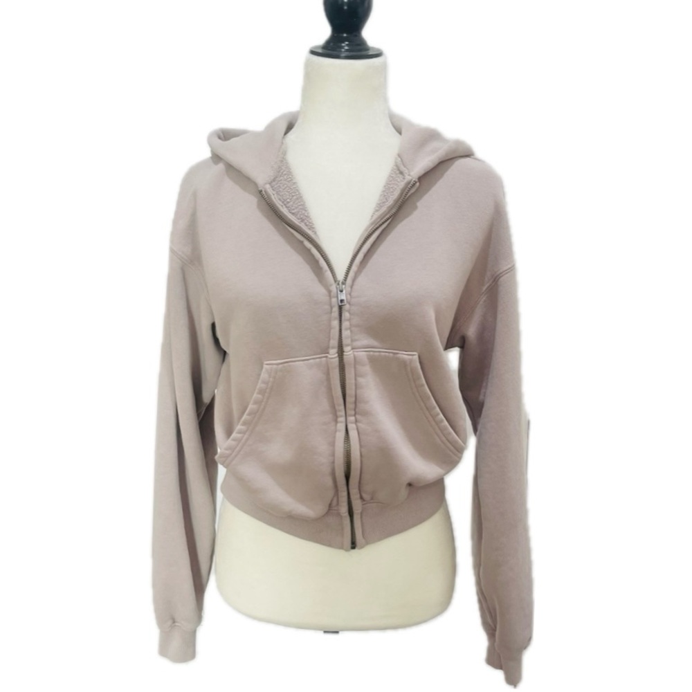 Skims Classic Hoodie in Stone - Picture 12 of 16